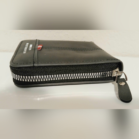 Men's Dizzoris Style Leather Grey Wallet - Picture 3 of 16